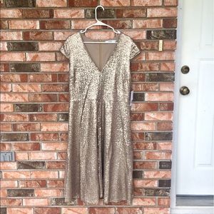 Gold Formal Dress